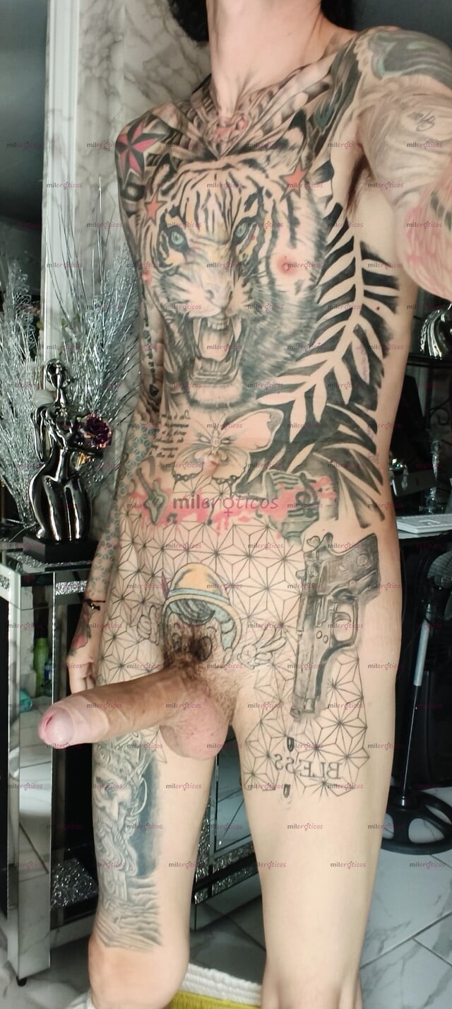 FOTOS DE FLACO ACTIVO VERGON SERIO BLANCO TATUADO