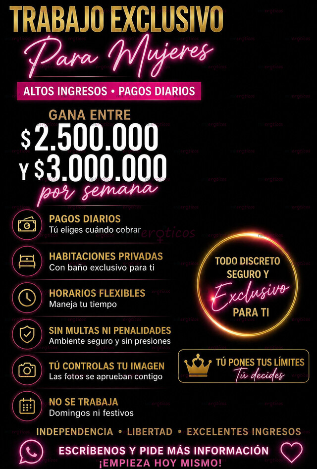 FOTOS DE SE SOLICITAN MODELOS, GANANCIAS HASTA EL 70% PAGOS DIARIOS