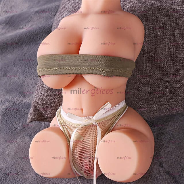 FOTOS DE MUÑECA TORSO 25 CM CUERPO VOLUPTUOSO PECHOS Y TRASERO GRANDE XXL, TACTO REAL