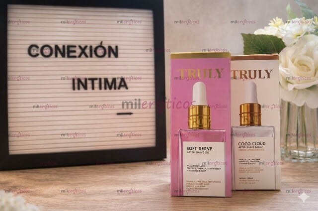 FOTOS DE PRODUCTOS EXCLUSIVOS DE SEX SHOP: ACEITES CORPORALES, CUIDADO ÍNTIMO Y SENSUAL