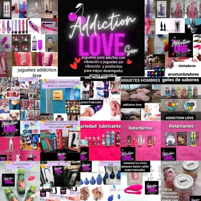 FOTOS DE SEXSHOP ADDICTION LOVE PRODUCTOS Y JUGUETES ENVÍOS COLOMBIA TOTAL CONFIANZA