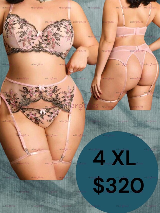 FOTOS DE VENTA DE LENCERIA PLUS SIZE COQUETA Y MODERNA PERO SOBRE TODO SEXY
