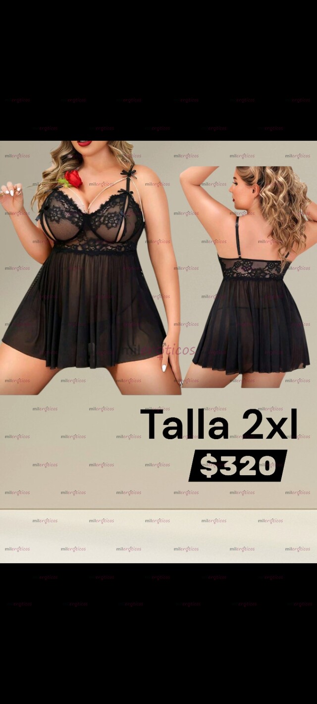 FOTOS DE VENTA DE LENCERIA PLUS SIZE COQUETA Y MODERNA PERO SOBRE TODO SEXY
