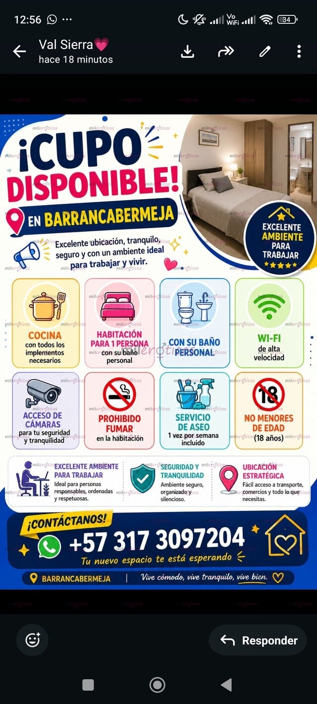 FOTOS DE ALQUILER DE HABITACIONES CON AIRE ACONDICIONADO BAÑO PRIVADO