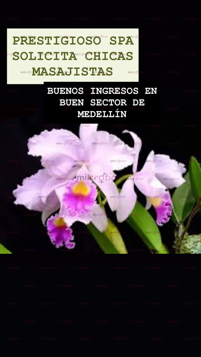 FOTOS DE QUIERES TRABAJAR EN MEDELLÍN? TENEMOS CUPOS PARA CHICAS SCORT. MASAJISTAS SPA