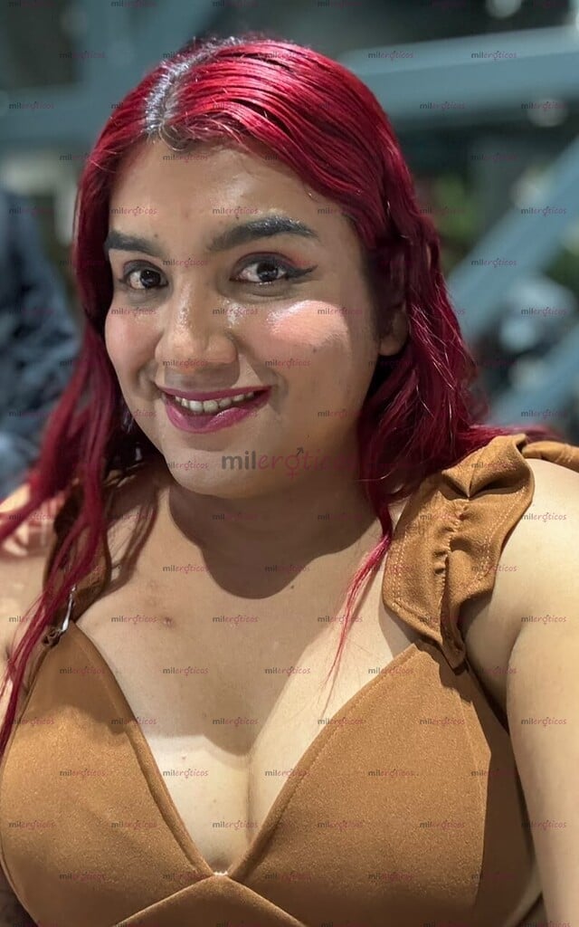 FOTOS DE TU CHICA TRANS PELIRROJA, CULONA Y TETONA FAVORIFA.