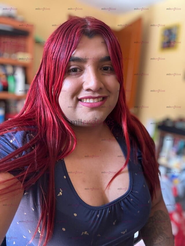 FOTOS DE TU CHICA TRANS PELIRROJA, CULONA Y TETONA FAVORIFA.