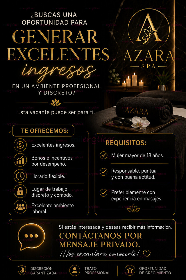 FOTOS DE VACANTE PARA MASAJISTA HORARIO FLEXIBLE EXCELENTES INGRESOS