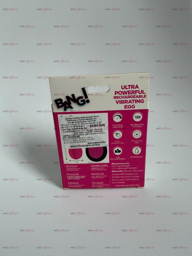 FOTOS DE POTENTE BALA VIBRADOR EN FORMA DE HUEVO INALÁMBRICA