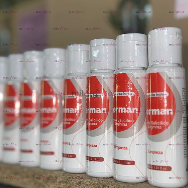 FOTOS DE DERMAN 30 ML CUIDADO ÍNTIMO PARA HOMBRE Y MUJER