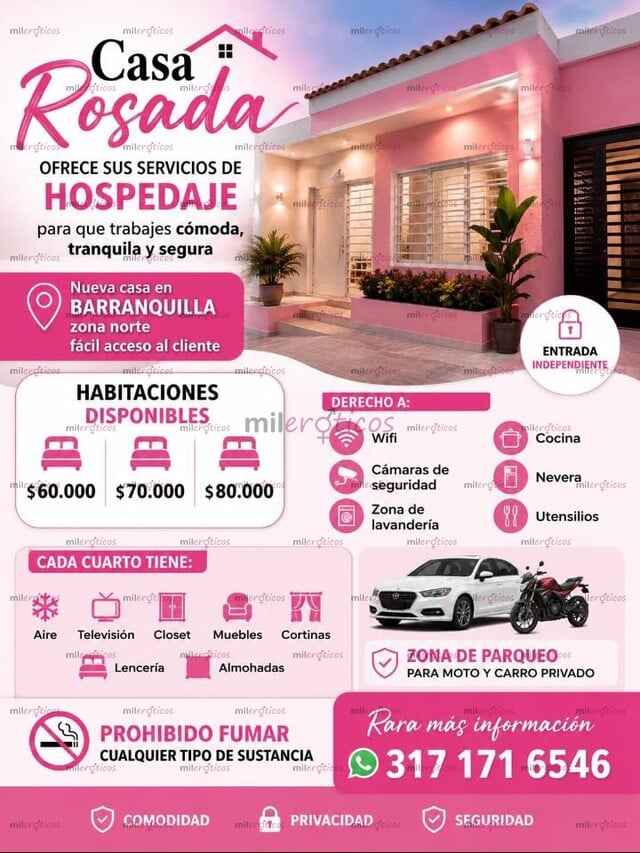 FOTOS DE BARRANQUILLA CASA HABITACIÓN ARRIENDO PARA TRABAJAR DAMAS DE COMPAÑÍA
