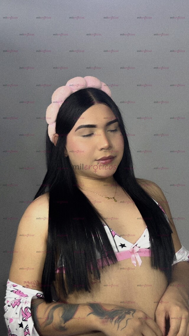 FOTOS DE HERMOSA TRANS, CON VENTA DE CONTENIDO SÚPER RICO