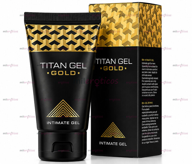 FOTOS DE TITÁN GEL GOLD 50 ML POTENCIADOR ÍNTIMO MASCULINO