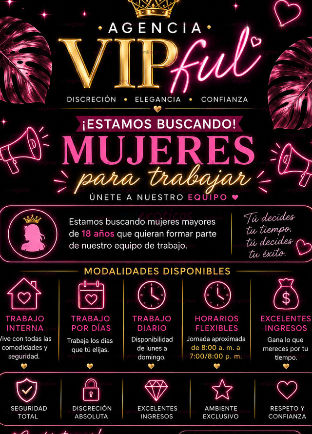 FOTOS DE BUSCAMOS MUJERES MAYORES DE EDAD PARA TRABAJAR