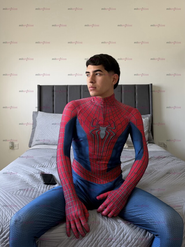 FOTOS DE SPIDERBOY, VEN Y TRÁGATE TODO MI VERGON, DISPONIBLE CON LUGAR