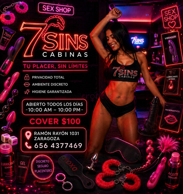 FOTOS DE CABINAS 7SINS SEX SHOP LIBRAMIENTO RAMÓN RAYÓN