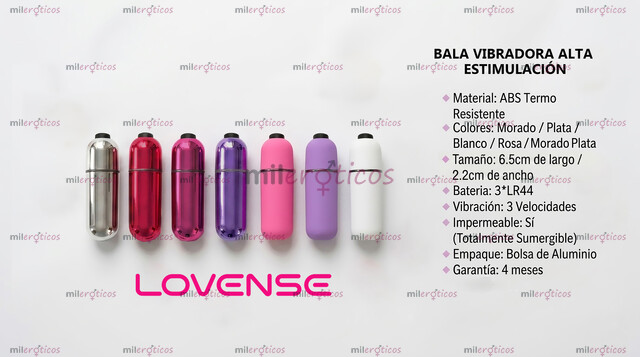 FOTOS DE LOVENSE MINI BALA ALTA ESTIMULACIÓN LA MÁS PEQUEÑA, LA MÁS TRAVIESA PRUEBALA