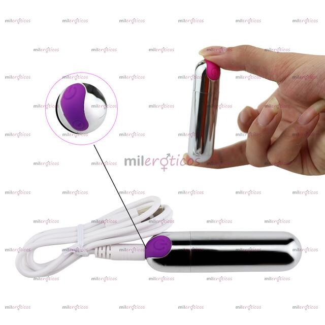 FOTOS DE BALA VIBRADORA PREMIUM 10 VELOCIDADES POTENTES RECARGABLE USB Y 100% SUMERGIBLE