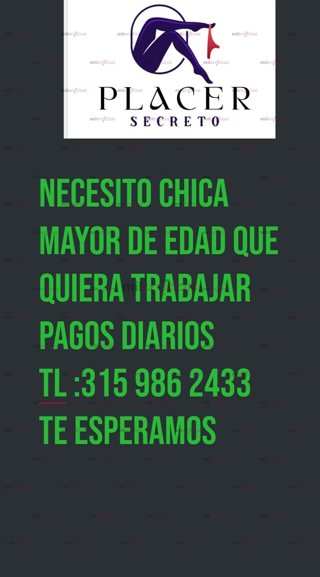 FOTOS DE NECESITO CHICA MAYOR DE EDAD PARA TRABAJAR COMO MASAJISTA ERÓTICA