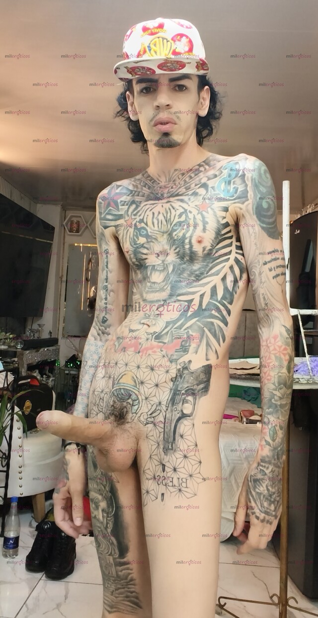 FOTOS DE FLACO ACTIVO SERIO VERGON TATUADO BLANCO CON SITIO