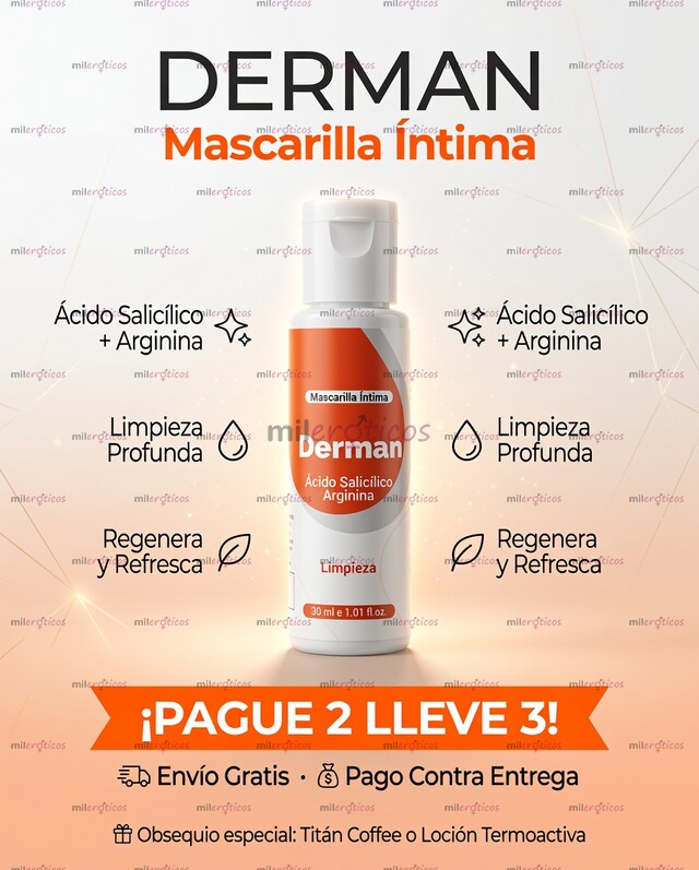 FOTOS DE DERMAN 30 ML LIMPIEZA ÍNTIMA PARA HOMBRE Y MUJER