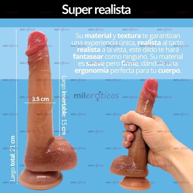 FOTOS DE 2231086 , DILDO ULTRA REALISTA 21CM PREMIUM