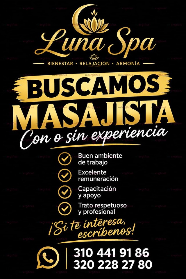 FOTOS DE BUSCAMOS MASAJISTA CARISMÁTICA CON BUENAS PRESENTACIÓN