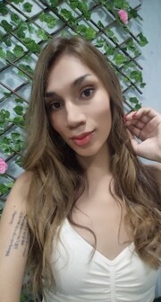 LU, HERMOSA PIEL CANELA MODELO TOP TRANS MUJER CON PENE - FOTO 8