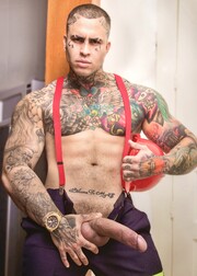 VERGON INKED BOY XXL 22 CM LECHERO Y MORBOSO - FOTO 10