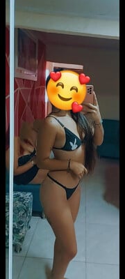 SALOME HERMOSA FLACA PELINEGRA LINDO ROSTRO MUY COMPLACIENTE - FOTO 8