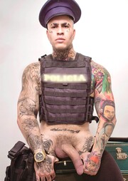 MACHO TATUADO XXL 22 CM VERGA GRUESA Y DURA FOTOS REALES - FOTO 4