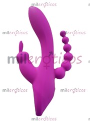 ESTIMULADOR TRIPLE: PUNTO G, CLITORIS, Y ANO $200.000 CON LUBRICANTE - FOTO 10