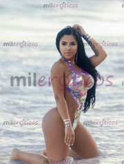 GABY MORENA EXÓTICA CON FASCINANTES CURVAS NATURALES - FOTO 1