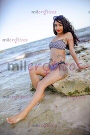 REGIA LLEGANDO A PLAYA MORENA HERMOSA BOQUITA JUGUETONA ESTRECHA - FOTO 9