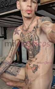 FLACO VERGON SERIO TATUADO SEXUAL CON SITIO - FOTO 9