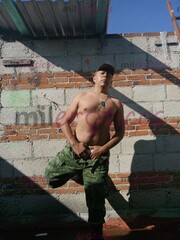 MILITAR MACHO BISEXUAL VARONIL MORENO CALIENTE CHAKAL - FOTO 3