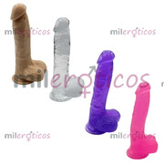 CONSOLADOR Y VIBRADOR DILDO TIPO HERCULES - FOTO 7