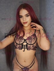 CHICA TRANS CUBANA CALIENTE DISPUESTA A CUMPLIR TODAS TUS FANTASÍAS SEXUALES - FOTO 9