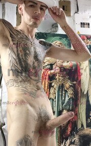 FLACO FETICHERO VERGON ACTIVO MORBOSO TATUADO - FOTO 5