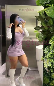 TINA FLACA HERMOSA PAISA COMPLACIENTE, TRIOS, ORAL AL NATURAL GARGANTA PROFUNDA - FOTO 1