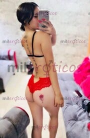 HERMOSA FLACA TRIGUEÑA ARDIENTE Y LISTA PARA COMPLACER TUS DESEOS - FOTO 1