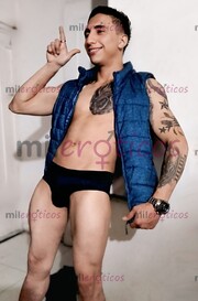 ATRACTIVO JOVEN MORENO LECHERO DOTADO ACTIVO DOMINANTE - FOTO 2