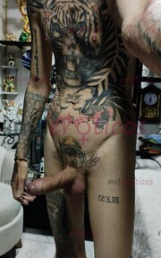 FLACO ARRECHO VERGON BLANCO TATUADO FETICHERO - FOTO 2