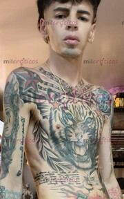 FLACO VARONIL ACTIVO MORBOSO TATUADO BLANCO - FOTO 1