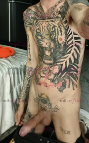 FLACO BLANCO TATUADO MORBOSO VERGON ARRECHO - FOTO 10