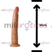 1866186 DILDO CONSOLADOR LA SHAKIRA 34CM TEXTURA VENOSA REALISTA - FOTO 10
