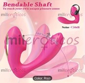 SUCCIONADOR DE CLITORIS Y VIBRADOR PARA PUNTO G RECARGABLE Y DURABLE! - FOTO 2