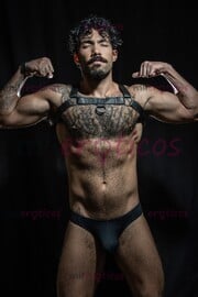 HIBROCALIDO ACTIVO, TATUADO MORENO Y PELUDO CON VERGA GRUESA - FOTO 10