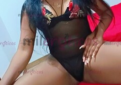 NEGRITA RECIÉN LLEGADA, CALIENTE CON GANAS DE LECHITA RICA PARA TI - FOTO 3