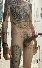 FLACO ACTIVO BLANCO TATUADO MORBOSO VERGON - FOTO 9